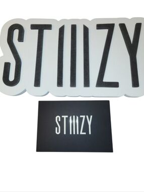 NEW STIIIZY Foam Logo Cutout Wall Decor 12" x 7" – Rare Display Piece